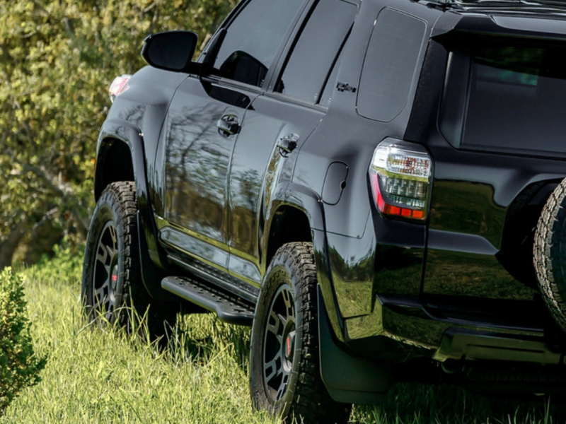 Toyota 4Runner Rock Sliders - Cali Raised LED - No Kick Out/BedLiner Filler Plate - `10-`24 Toyota 4Runner Rock Sliders - Cali Raised LED - No Kick Out/BedLiner Filler Plate - `10-`24